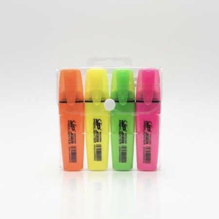 طقم الوان تحديد هايلايتر 4 لون