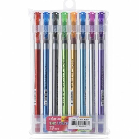 طقم اقلام حبر 8 لون